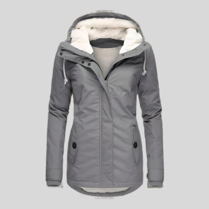 Tamara |  Long Jacket With Hood And Lining