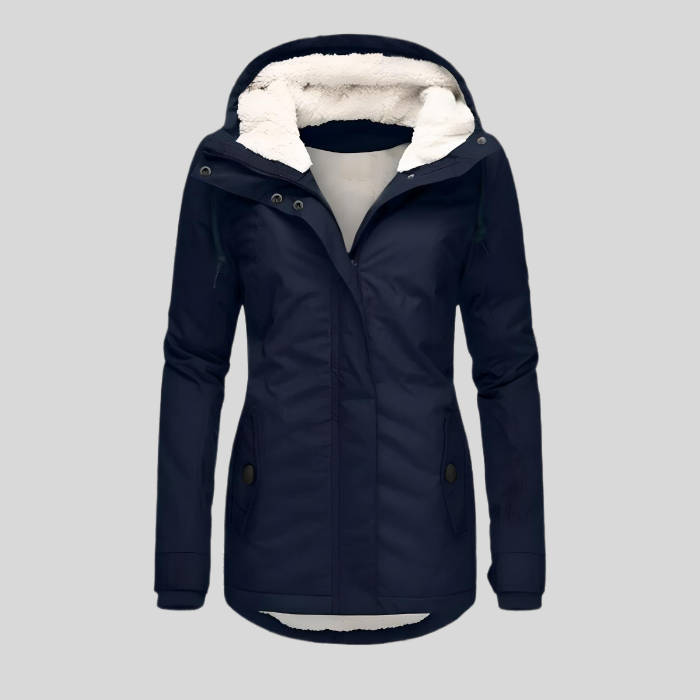 Tamara |  Long Jacket With Hood And Lining