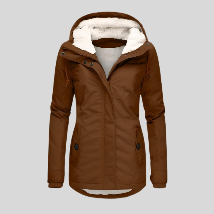 Tamara |  Long Jacket With Hood And Lining