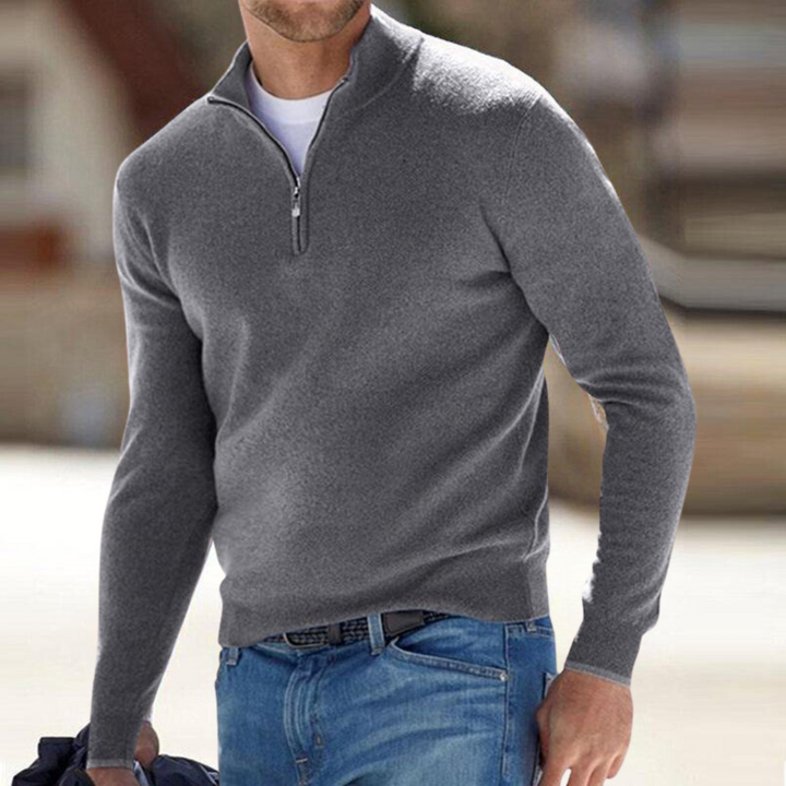 Mason | Premium Zip-Neck Sweater