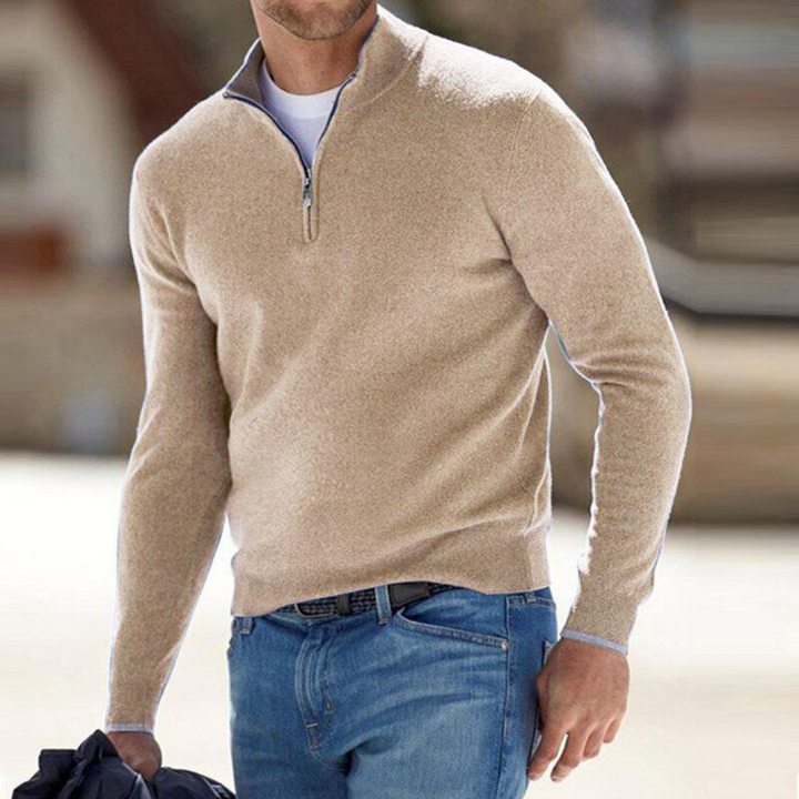 Mason | Premium Zip-Neck Sweater