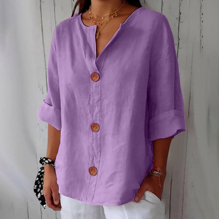Nina | Graceful Drape Blouse