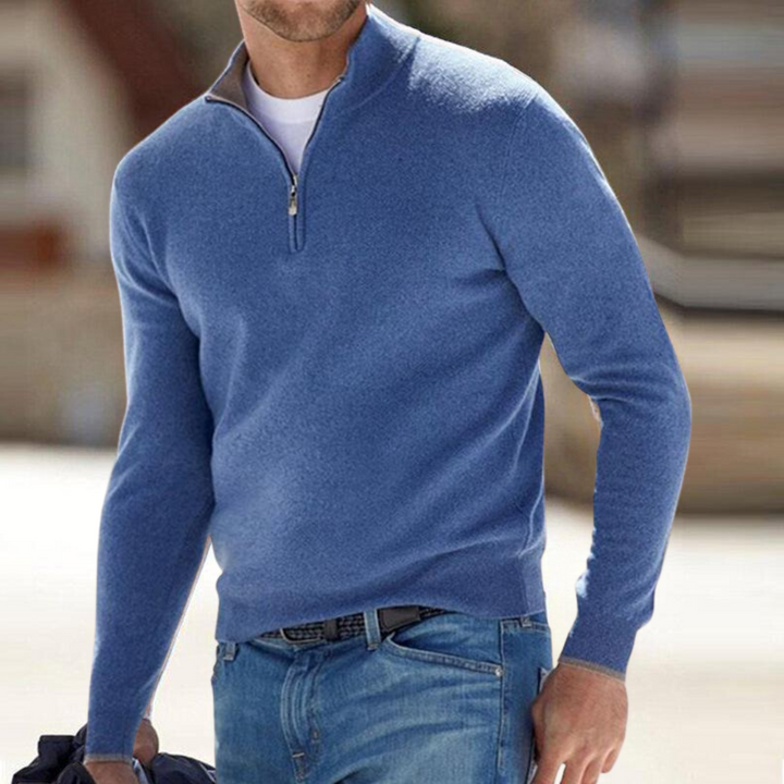 Mason | Premium Zip-Neck Sweater