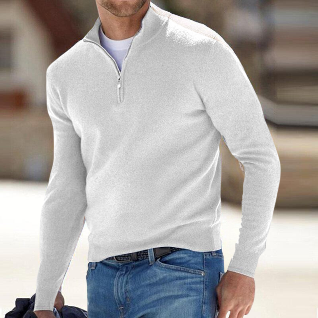 Mason | Premium Zip-Neck Sweater