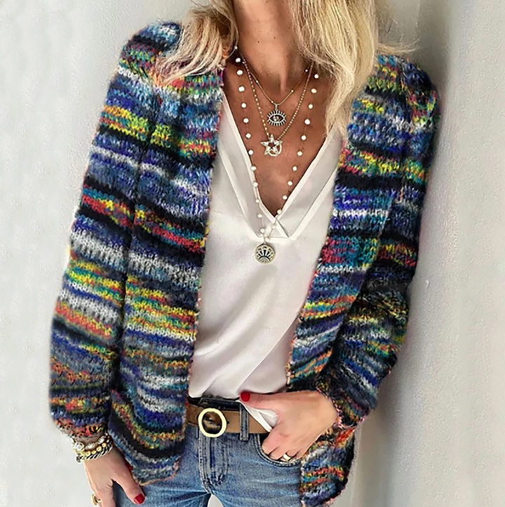 Daria | Cozy Multicolor Cardigan